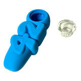 Urban Crew ''420 Blue'' Silicone Pipe