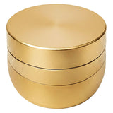 V-Syndicate ''Gridlock'' Large Toothless Herb Grinder 72mm - Gold