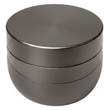 V-Syndicate ''Gridlock'' Large Toothless Herb Grinder 72mm - Gunmetal