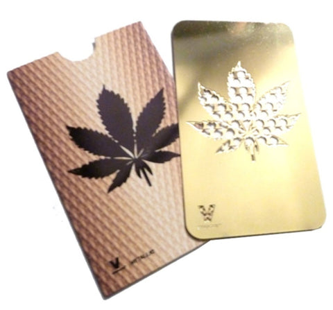 V-Syndicate Metal Grinder Card - Gold Leaf