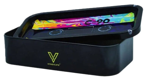 V-Syndicate ''Syndicase 2.0'' Tin Storing Box With Rolling Tray - Casette