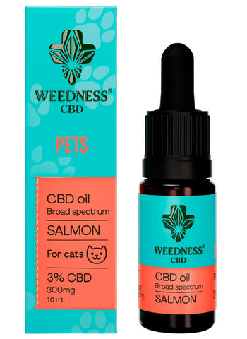 Weedness Salmon 3% CBD Oil for Cats