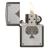 Zippo ''Ace Card'' Premium Metal Lighter