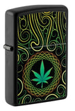 Zippo ''Cannabis Blacklight'' Premium Metal Lighter