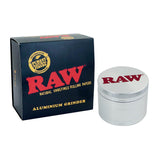 RAW Original Metal Grinder 4 Parts Silver (55mm)