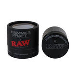 RAW x Hammercraft Black Grinder 4 Parts (55mm)