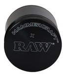 RAW x Hammercraft Black Grinder 4 Parts (55mm)