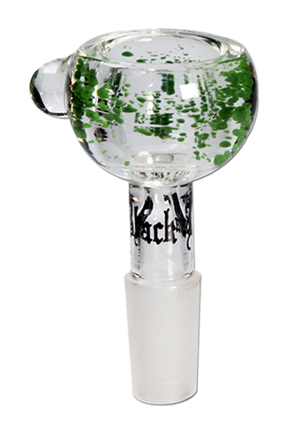 Green Sprinkled Glass Bong Bowl - Puff Puff Palace