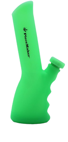 PieceMaker 'Green Glow' Silicone Bong - Puff Puff Palace